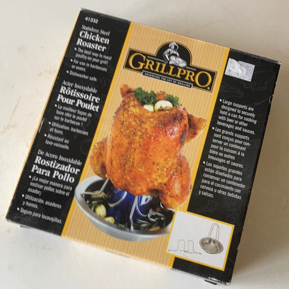 Stainless steel chicken roaster